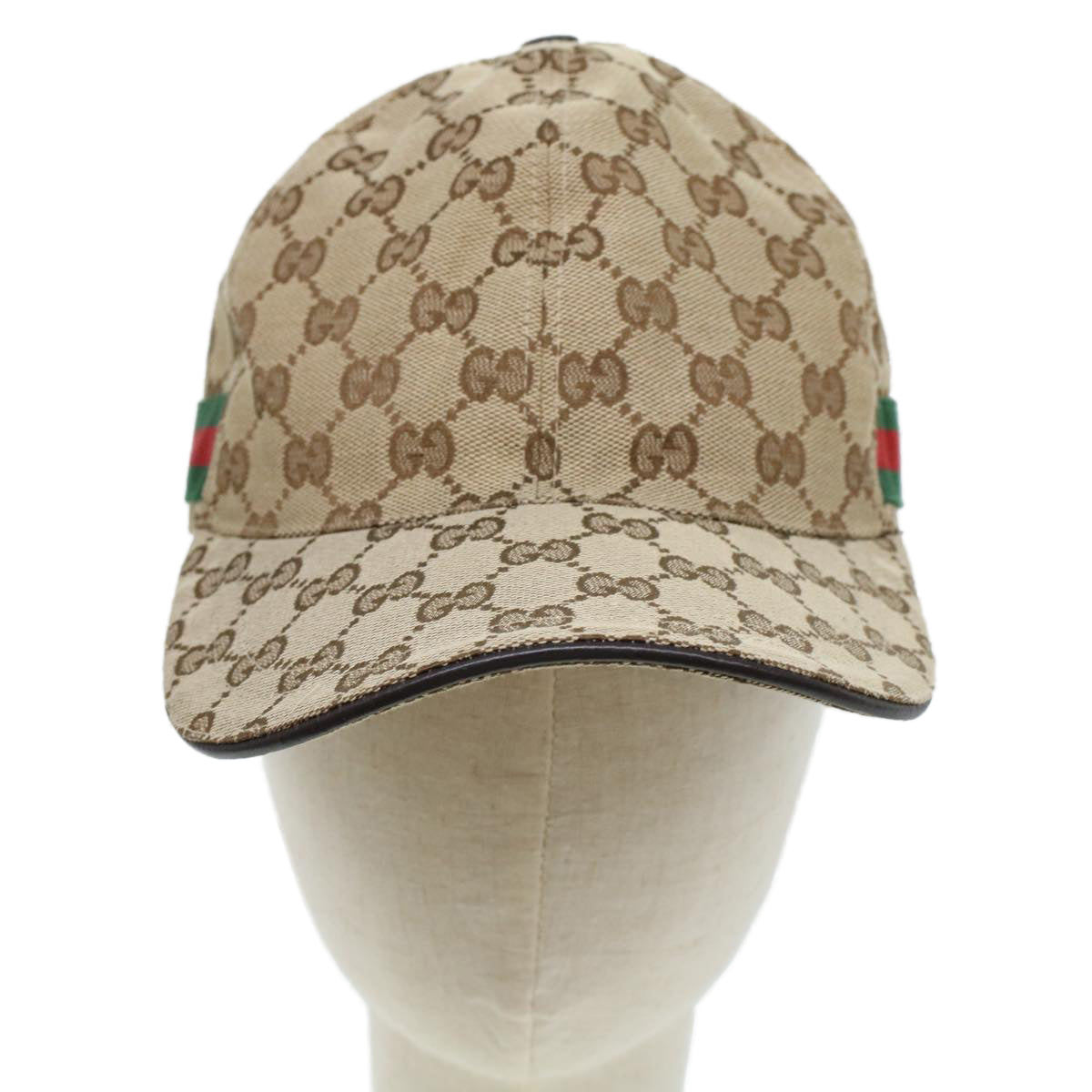 Luxury Gucci Trending 2025 GG Canvas Web Sherry Line Cap L Beige Red Green