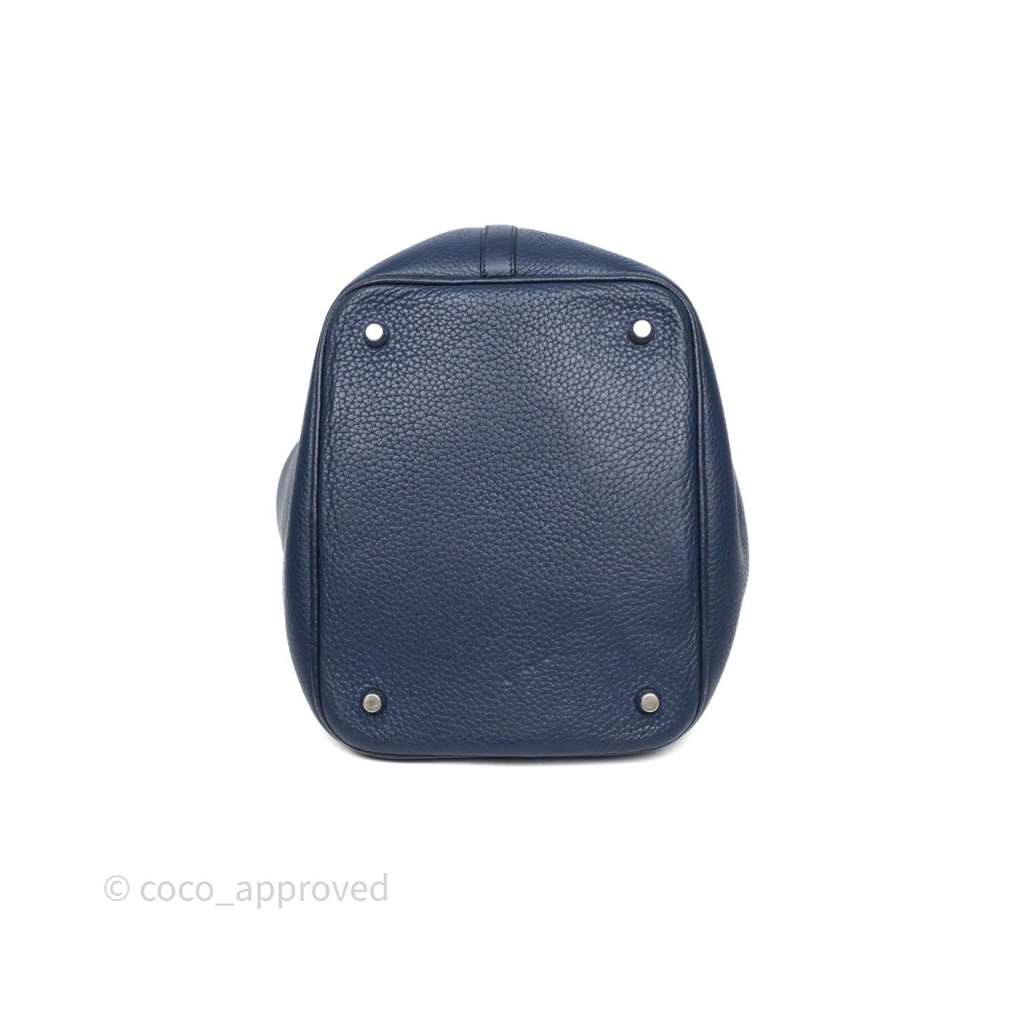 Hermès Picotin 22 Bleu Nuit 2Z Clemence Palladium Hardware