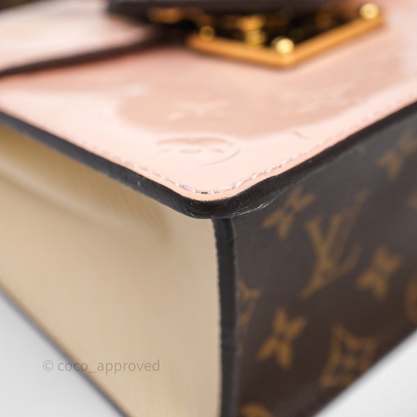 Louis Vuitton Spring Street Vernis Epi Monogram Rose Ballerine