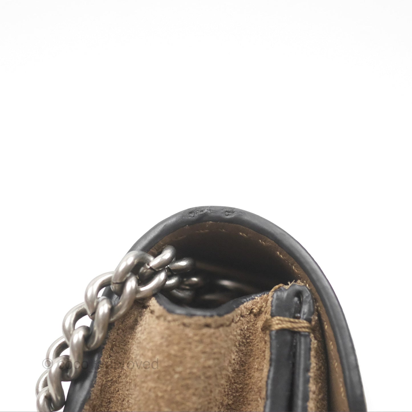 Gucci Dionysus GG Supreme Super Mini Crossbody Bag Ruthenium Hardware