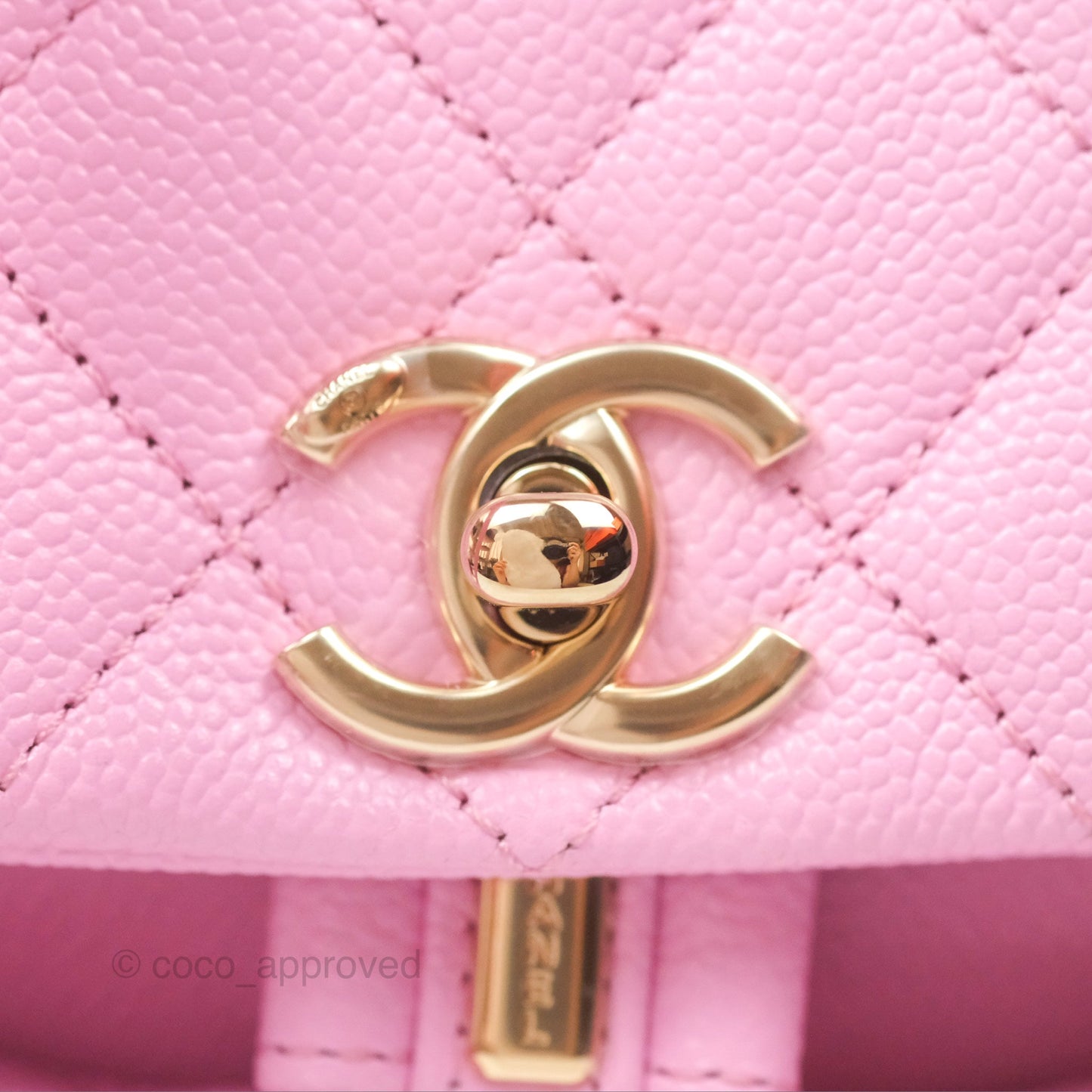 Chanel Mini Duma Backpack Pink Caviar Gold Hardware 23P