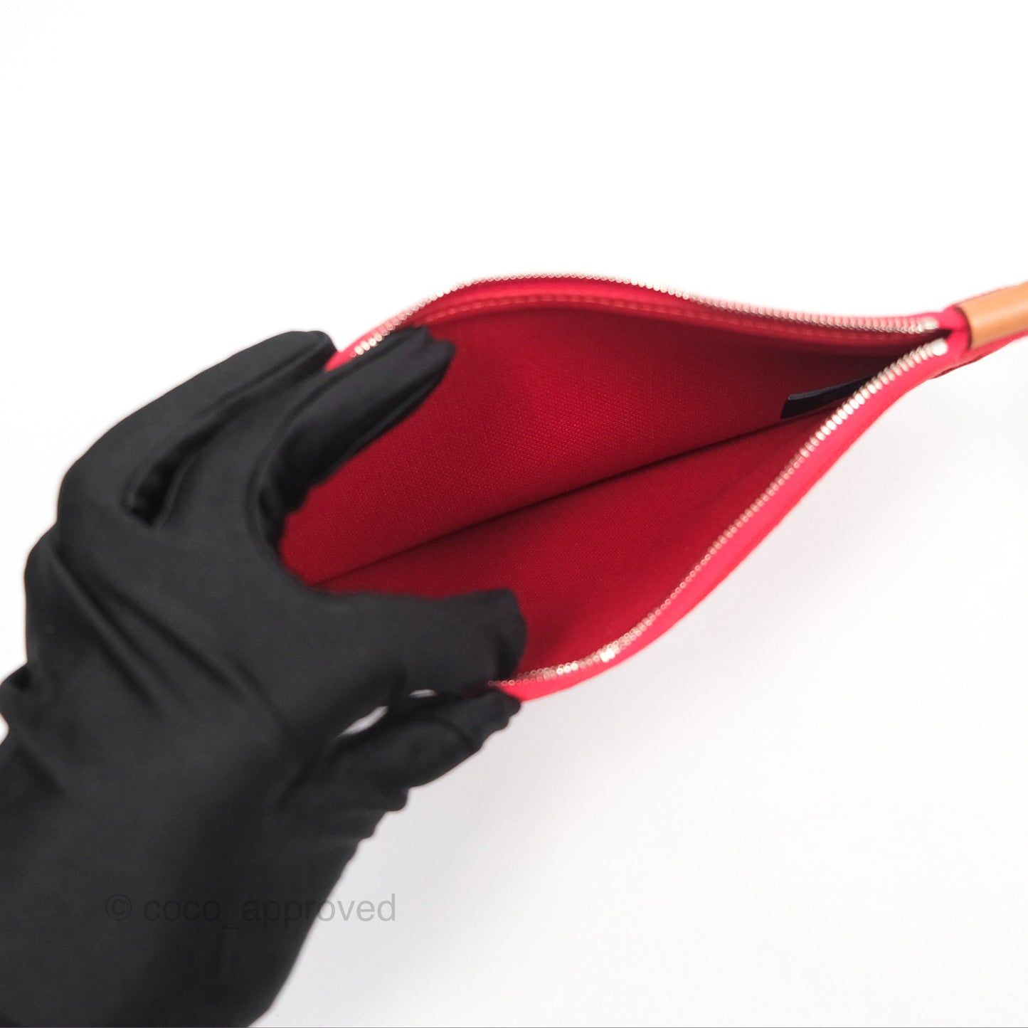 Hermès Herbag Zip 31 Rouge Tomate S5/ Naturel 27 Canvas Palladium Hardware