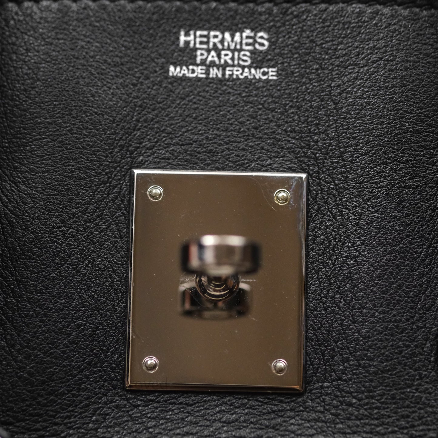 Hermès Birkin 30 Noir 89 Evergrain Palladium Hardware
