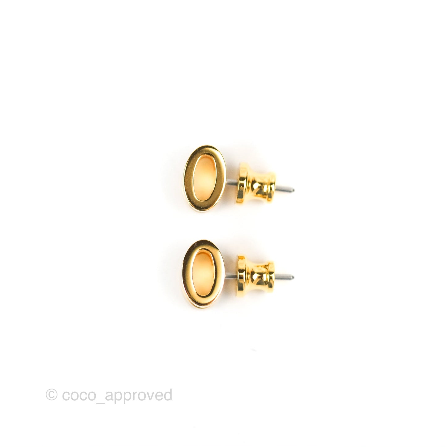 Hermès Mini Pop H Earrings Black Gold