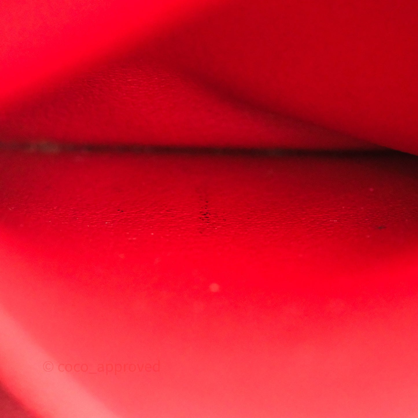 Hermès Kelly 35 Retourne Red Togo Palladium Hardware