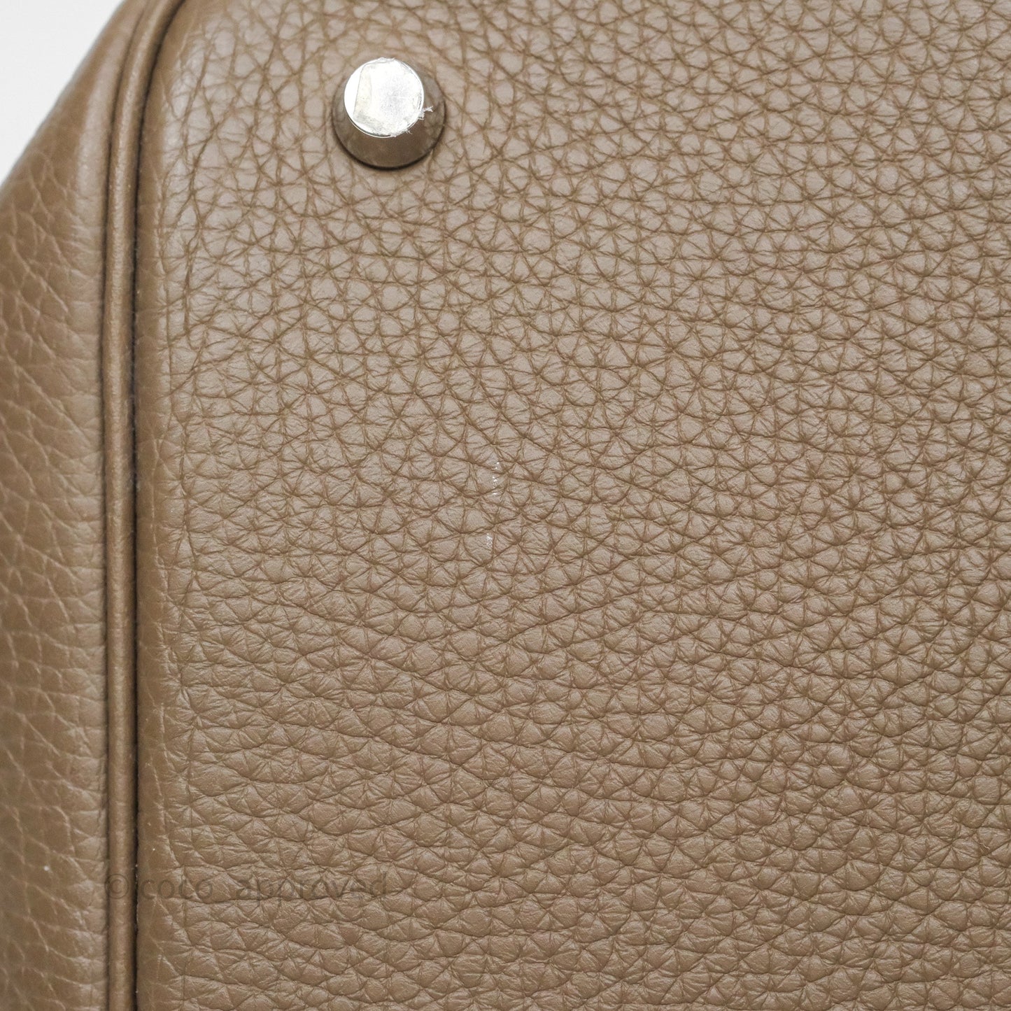 Hermès Picotin 22 Etoupe Clemence Palladium Hardware