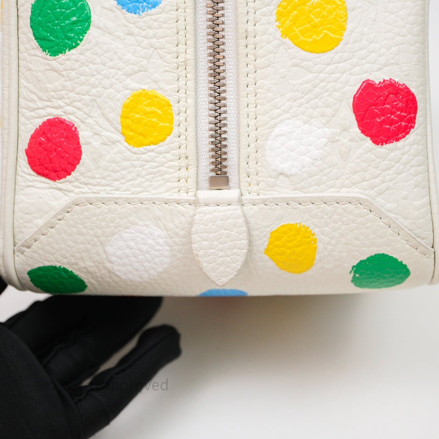 Louis Vuitton x Yayoi Kusama Square With Handle Chain Bag White