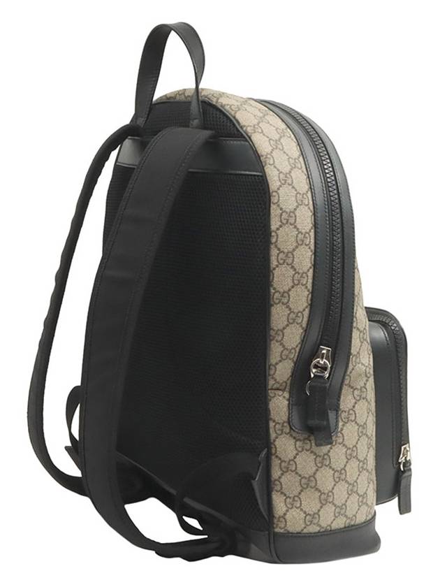 Luxury Gucci Trending 2025 GG Supreme Canvas Black Trim Eden Backpack 406370