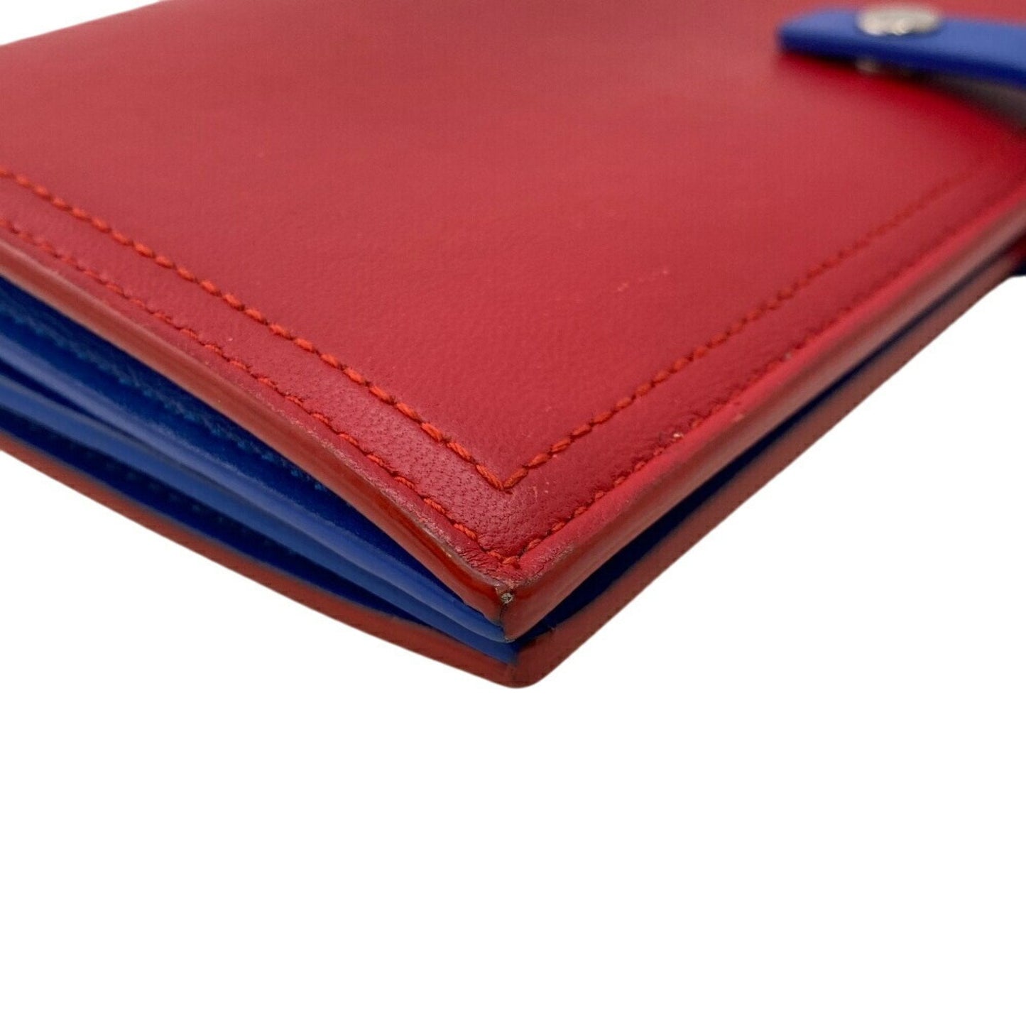 Luxury Bottega Veneta blue  Color Leather Wallet (Bi-Fold) ()