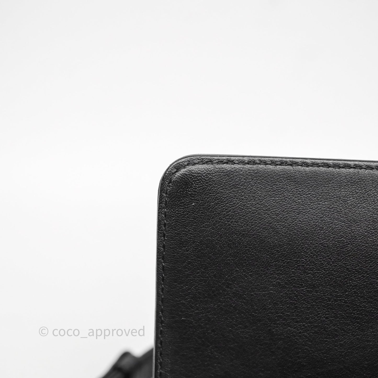 Chanel Quilted Medium Boy Black Calfskin Ruthenium Hardware