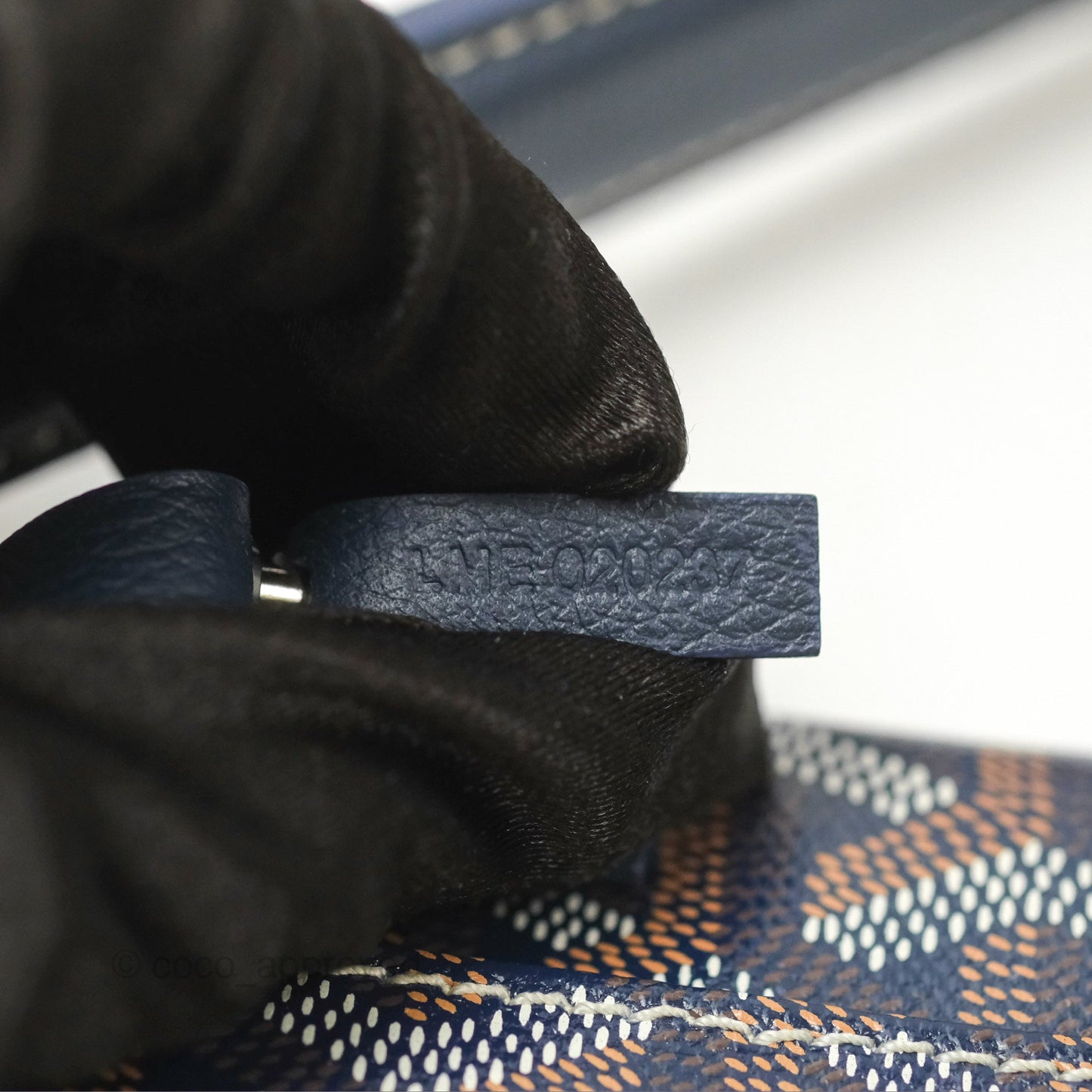 Goyard Bohème Hobo Bag Navy Goyardine Canvas