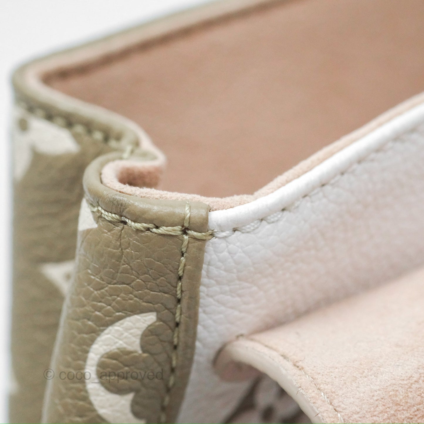 Louis Vuitton Monogram Spring in the City Tiny Backpack Khaki Green/ Beige/ Cream