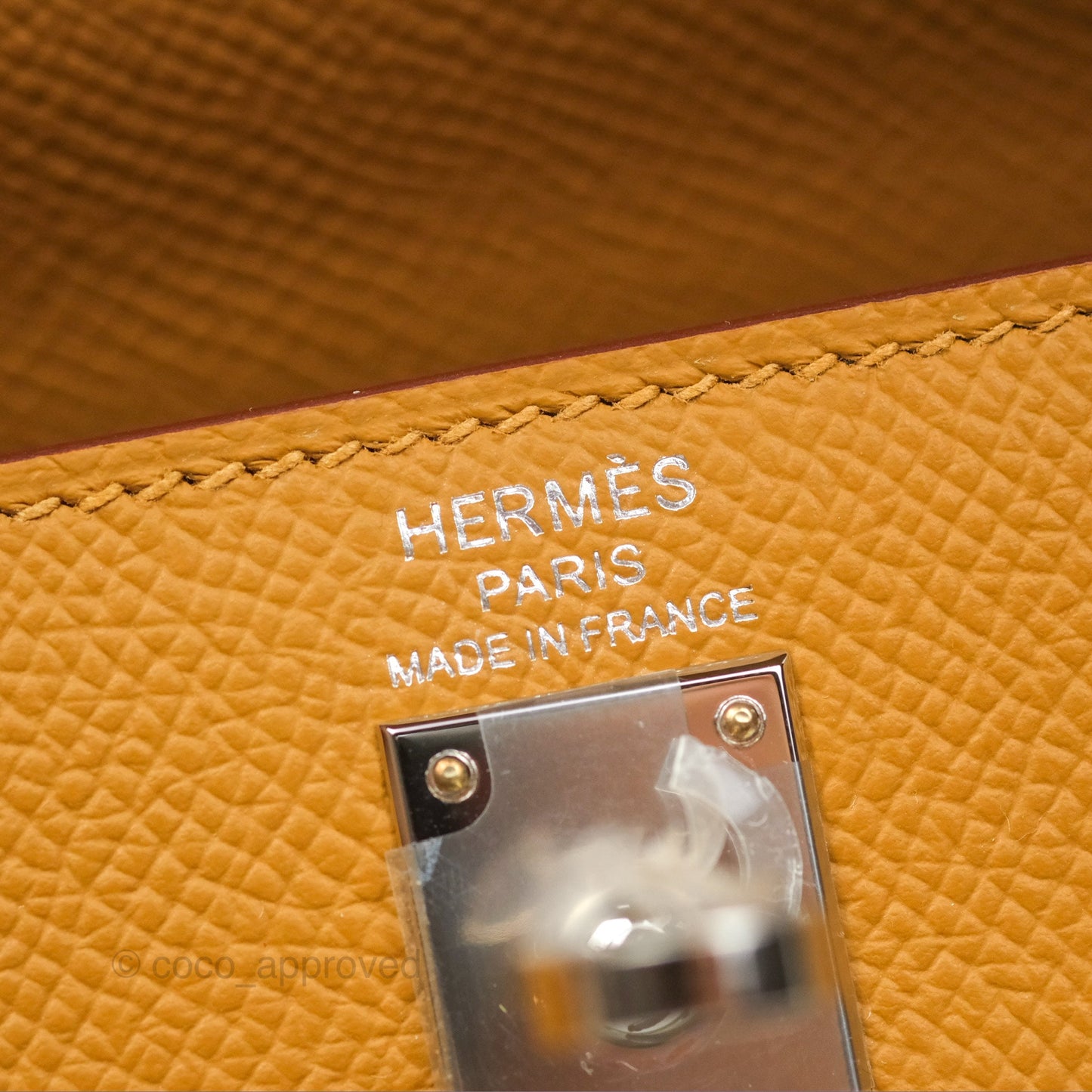 Hermès Sellier Kelly 25 Sesame 2S Epsom Palladium Hardware