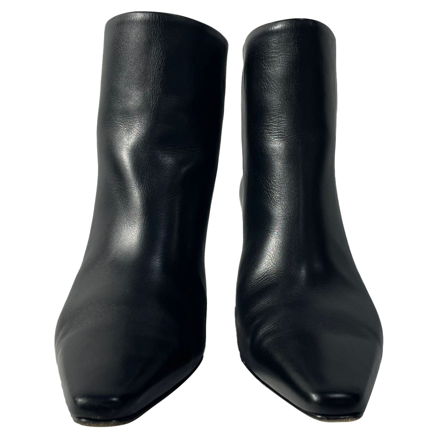 Luxury Bottega Veneta Cloud Ankle Boots in Black Calfskin Leather
