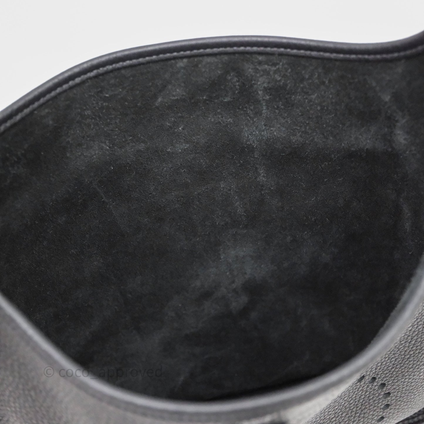 Hermes Evelyne III 29 Black Clemence Palladium Hardware