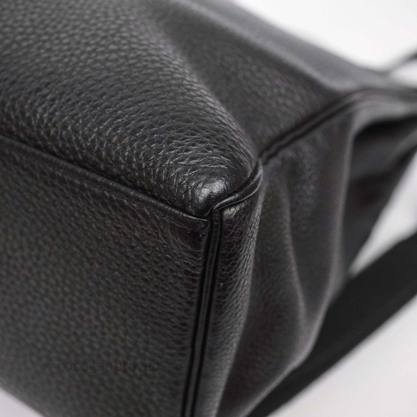 Hermès Kelly Ado Backpack GM Black Noir 89 Togo Palladium Hardware