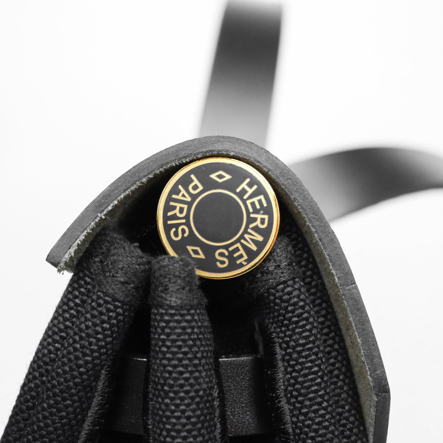 Hermès Herbag Zip 31 Noir 89 Canvas Gold Hardware