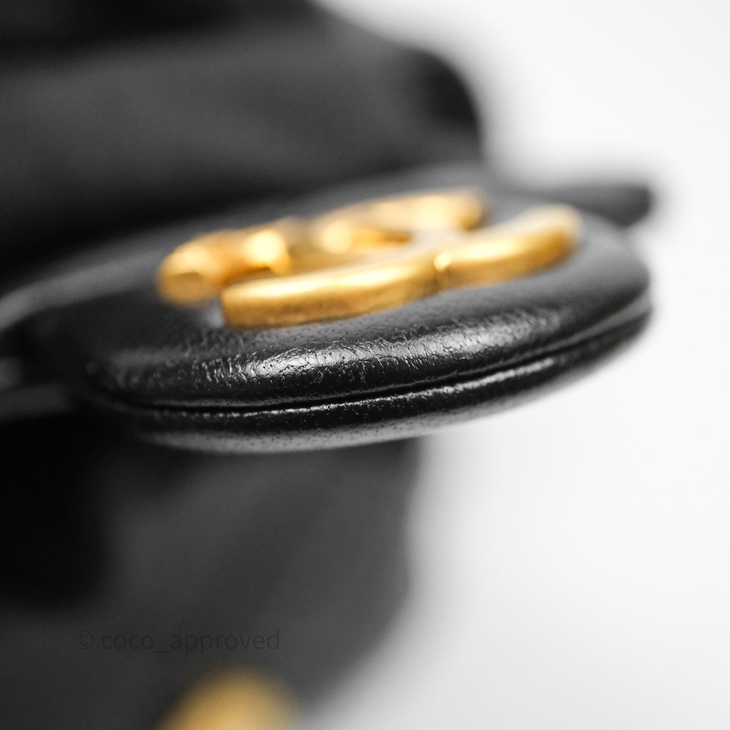 Chanel Small Quilted Trendy Double Pocket Hobo Black Lambskin Gold Hardware