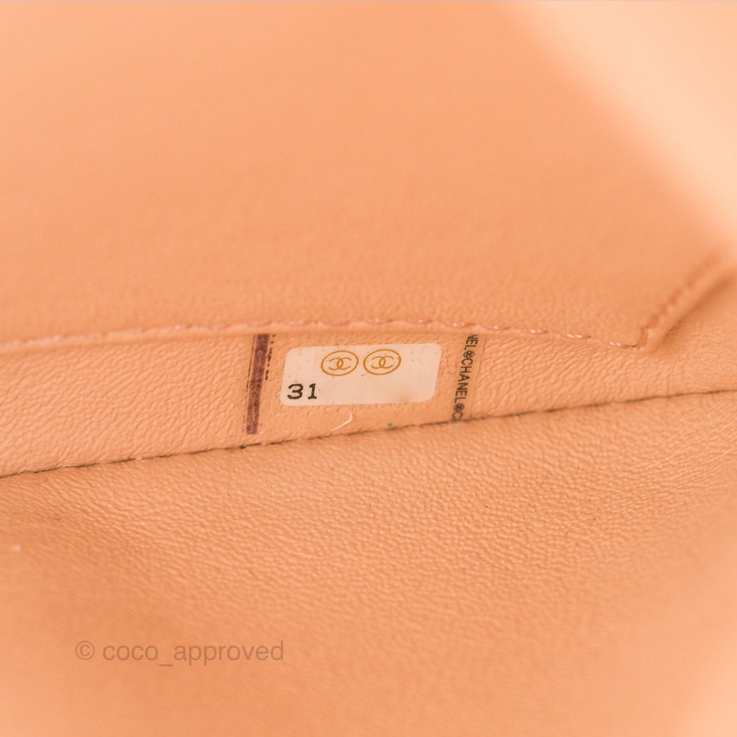 Chanel Small Trendy CC Light Beige Pink Lambskin Gold Hardware