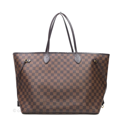 Louis Vuitton Neverfull Tote Bag GM Damier Ebene