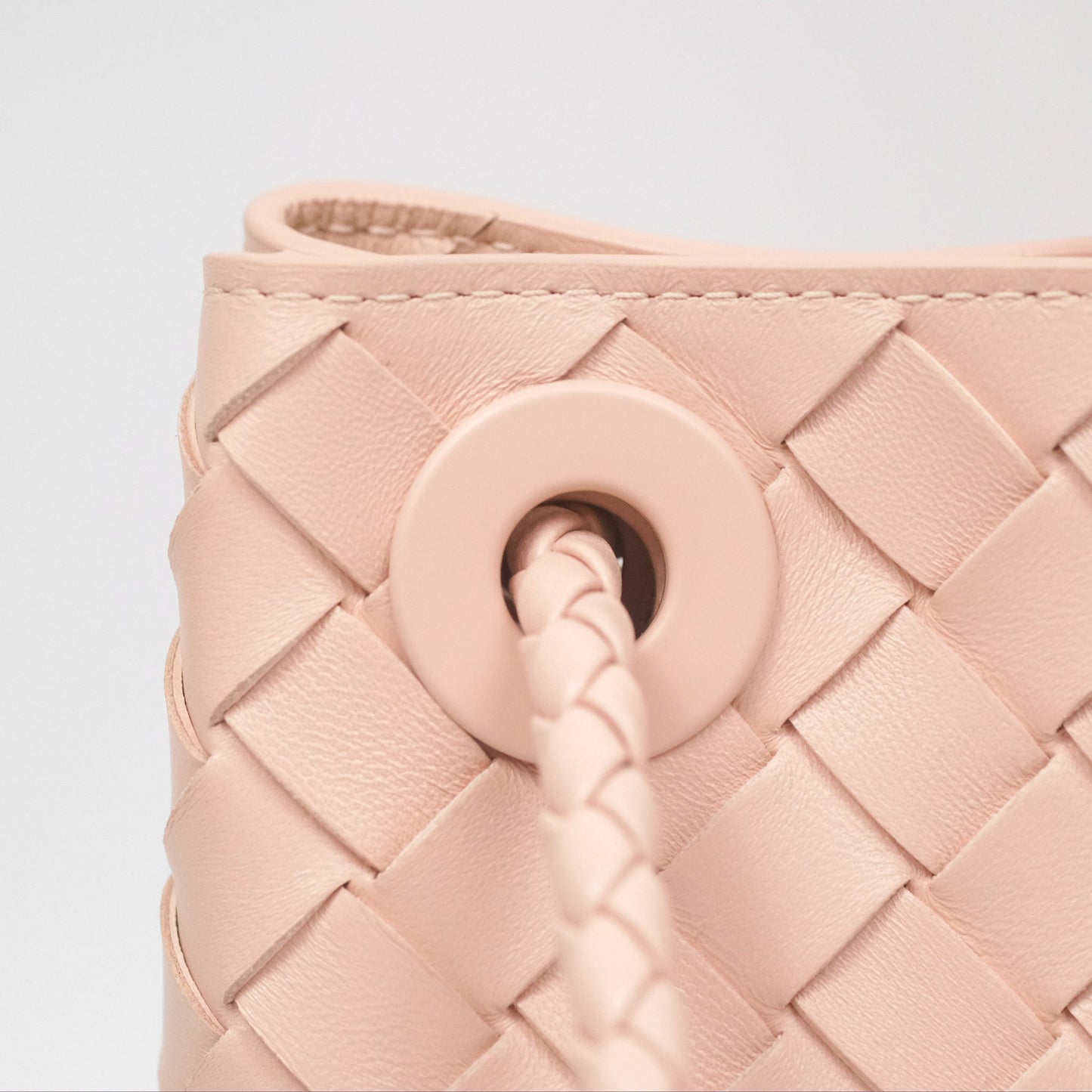 Bottega Veneta Small Andiamo Bag Lotus Intrecciato Lambskin