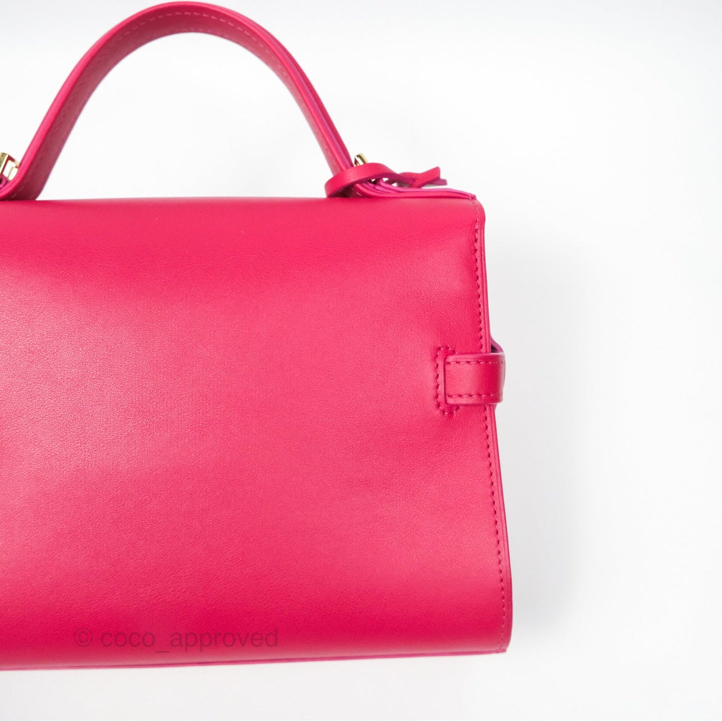 Delvaux Tempête Mini in Silky Calf Framboise
