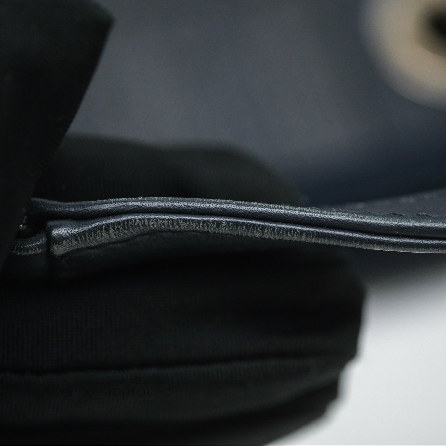 Chanel Medium Deauville Navy Canvas Silver Hardware