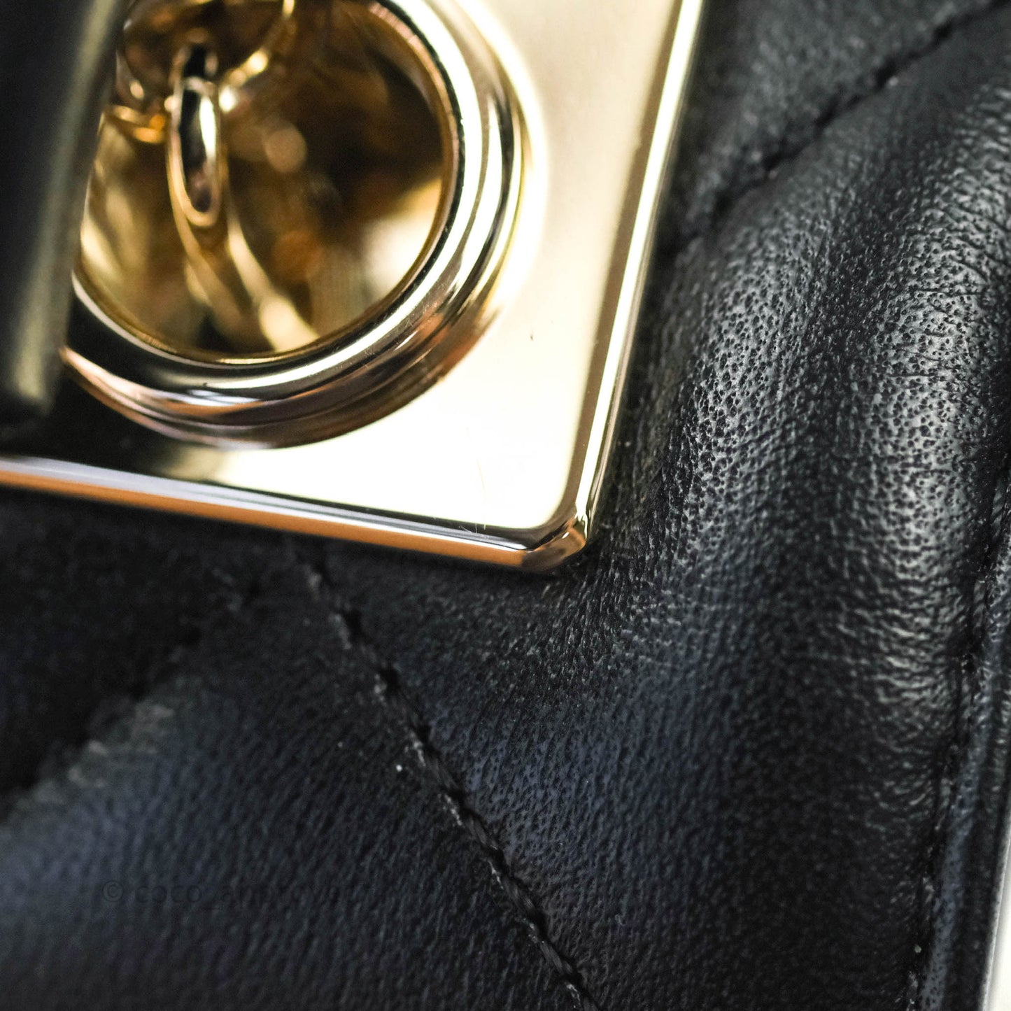 Chanel Trendy CC Small Black Lambskin Gold Hardware
