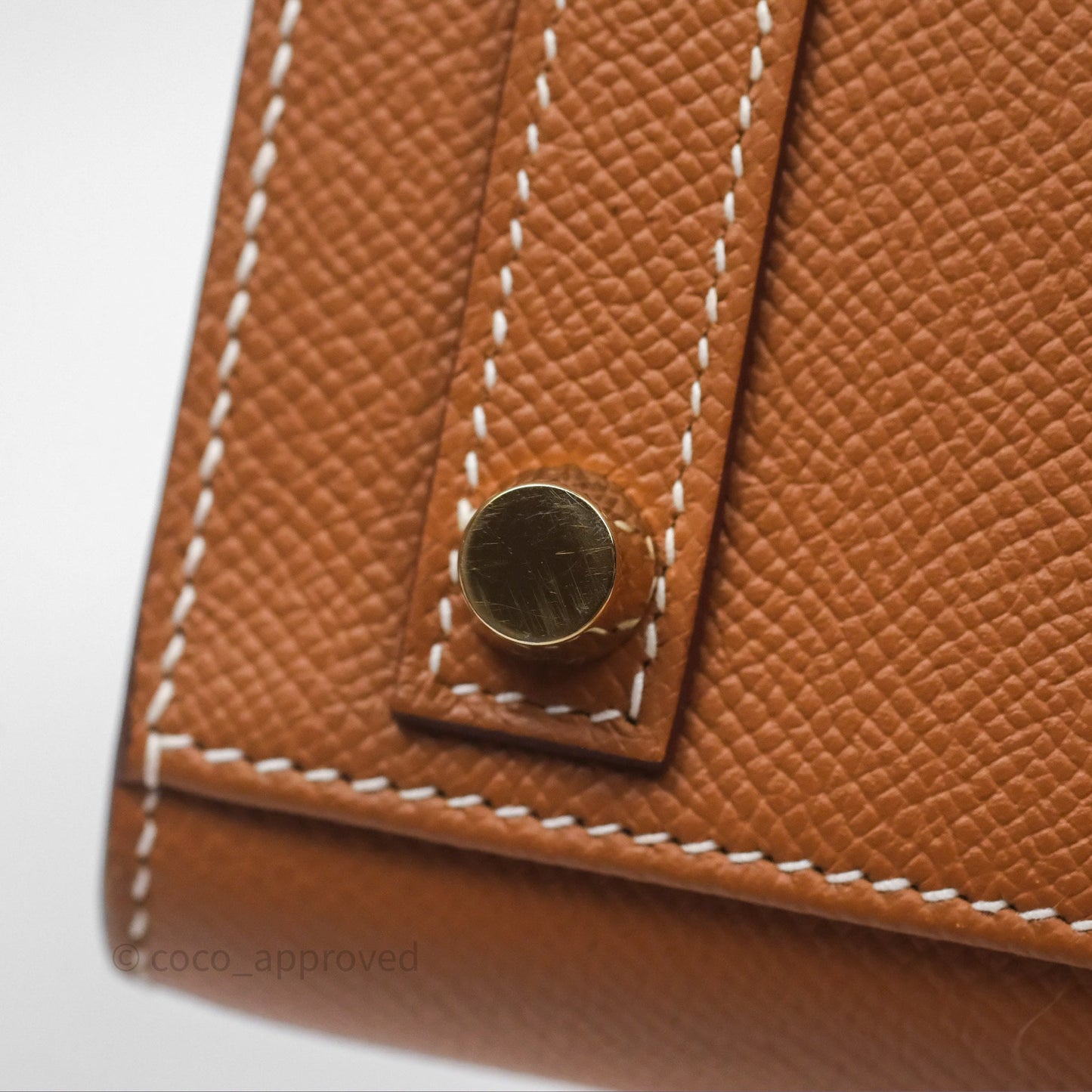Hermès Birkin 25 Sellier Gold 37 Epsom Gold Hardware