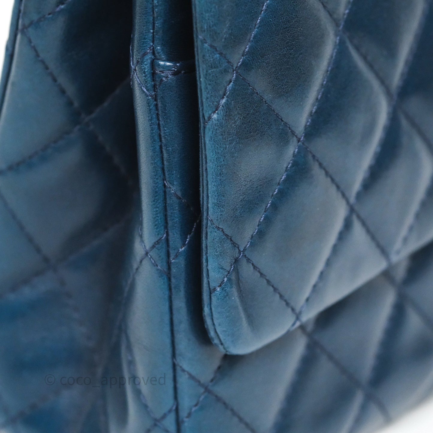 Chanel Reissue 227 Quilted Navy Lambskin Ruthenium Hardware