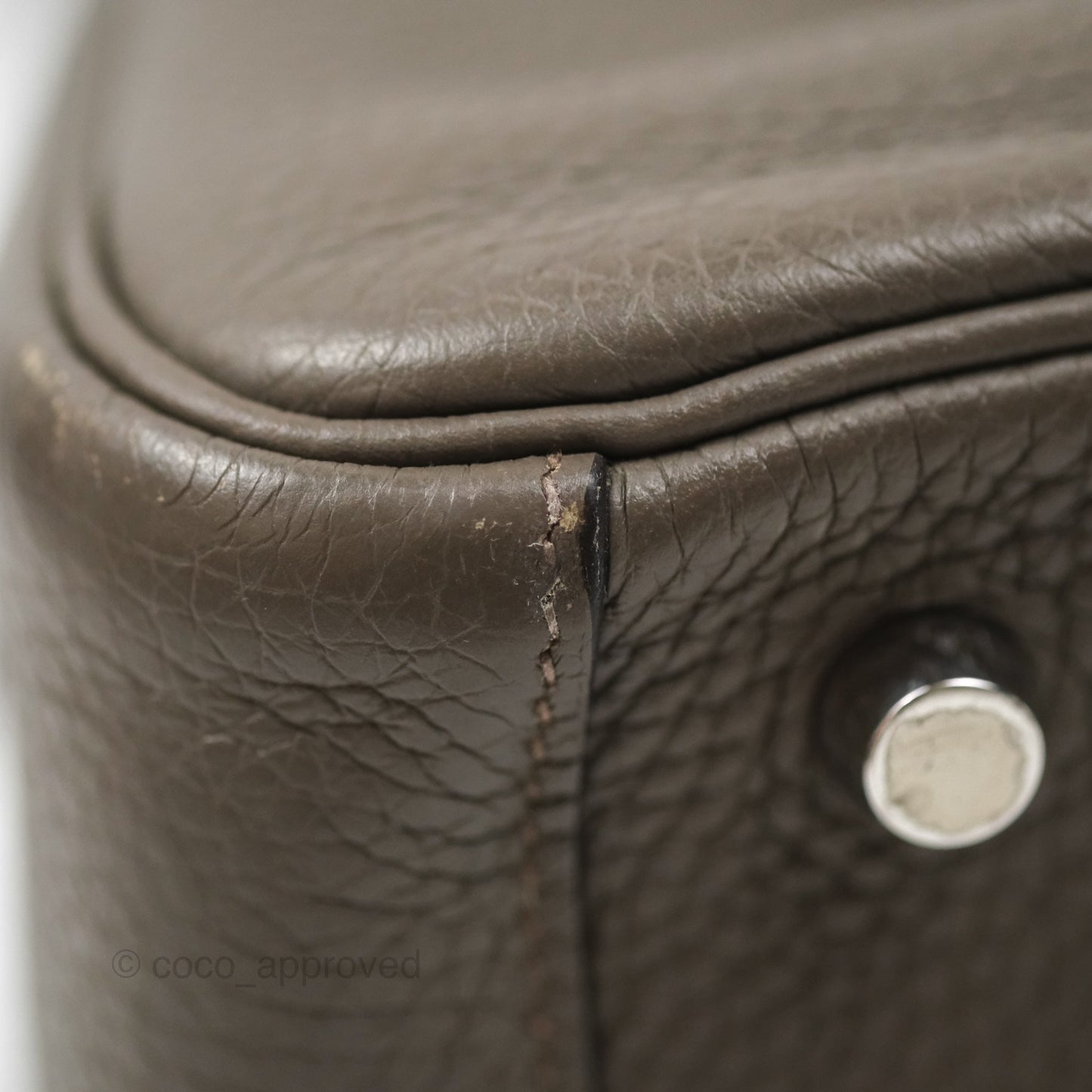 Hermès Lindy 26 Etain 8F Clemence Palladium Hardware