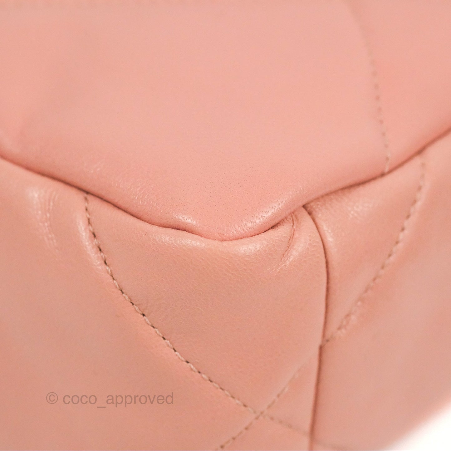 Chanel 19 Small Blush Pink Goatskin Mixed Hardware
