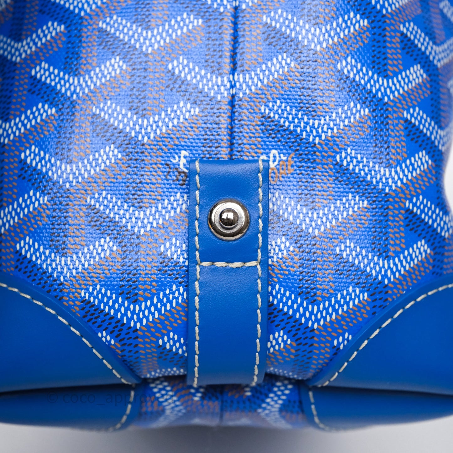Goyard Bowling 25 Toiletry Bag Sky Blue
