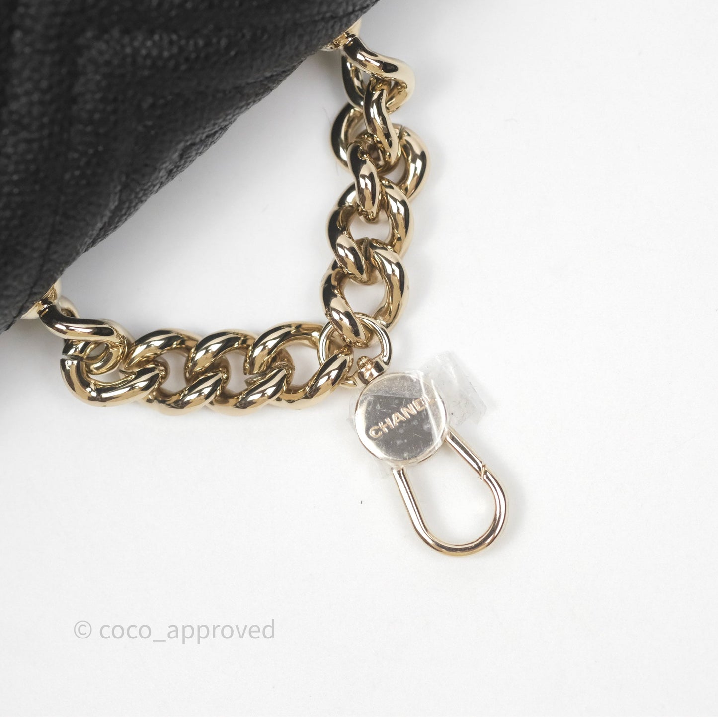 Chanel Chevron Mini Boy Belt Bag Black Caviar Gold Hardware