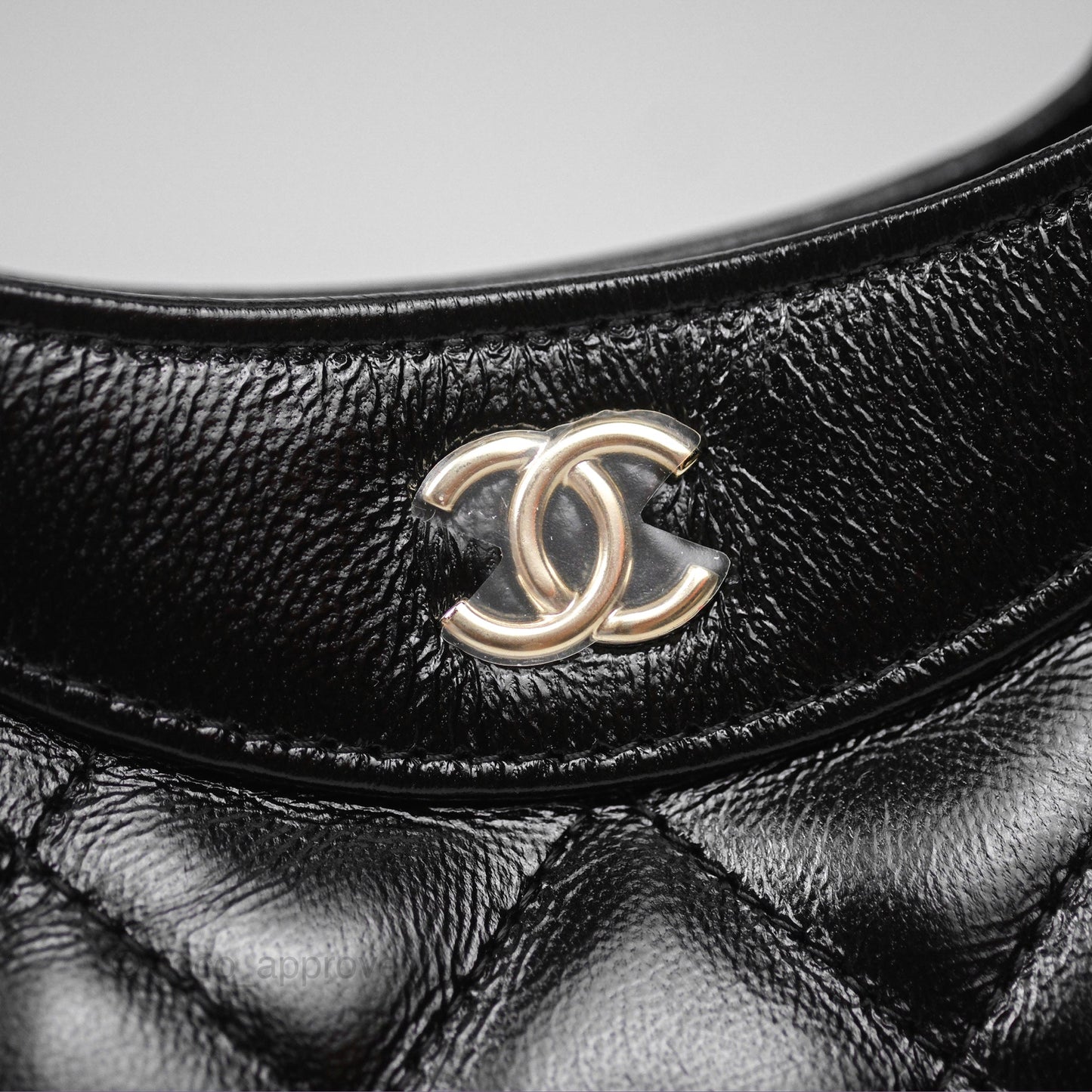 Chanel Nano 31 Black Shiny Lambskin Gold Hardware