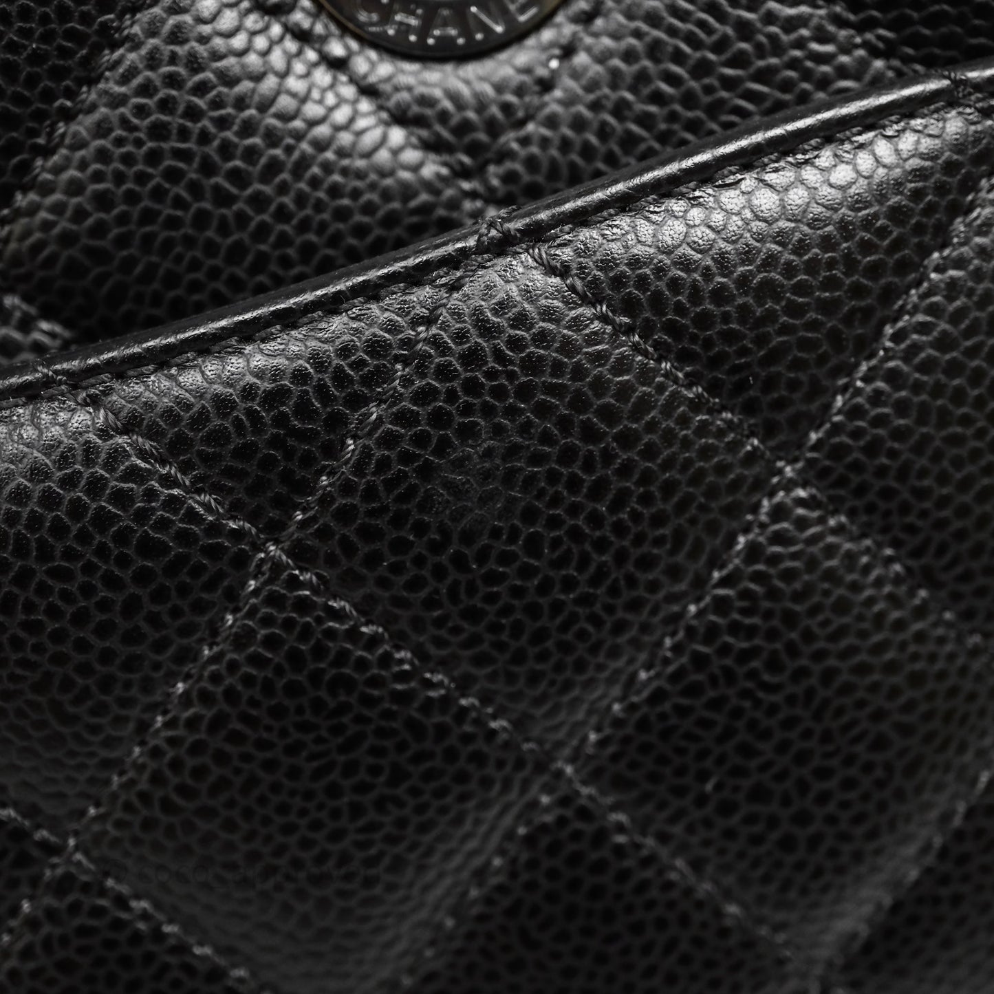 Chanel GST Black Caviar Gold Hardware