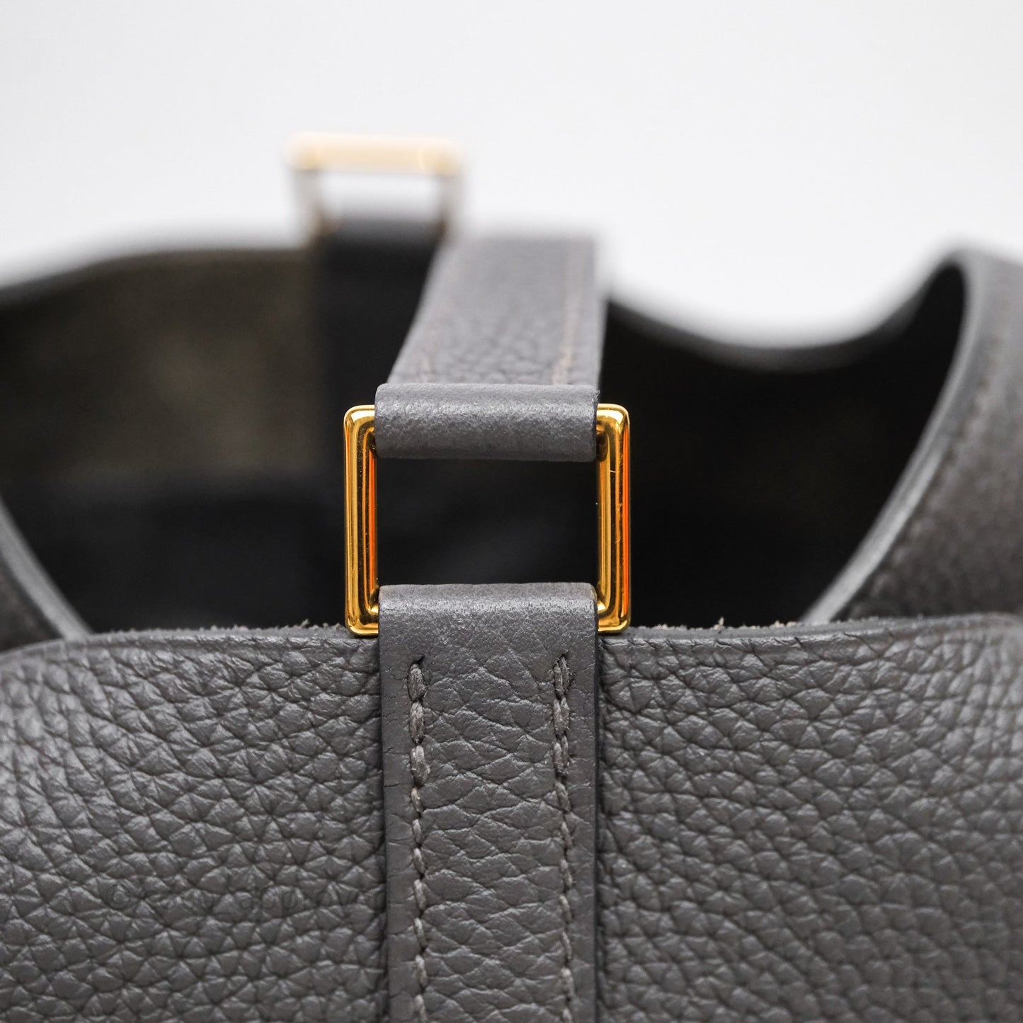 Hermès Picotin Lock 18 Graphite 88 Taurillon Maurice Gold Hardware