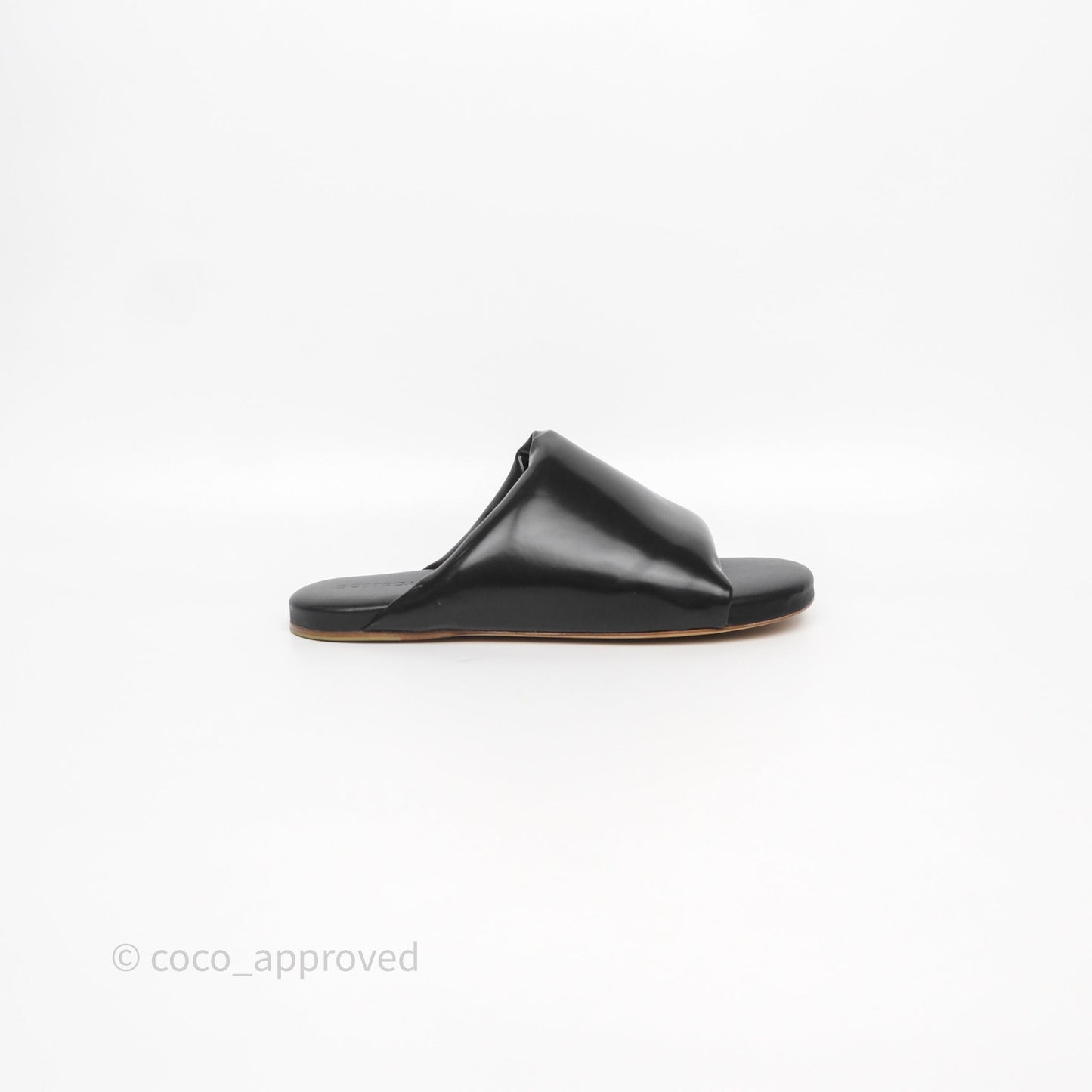 Bottega Veneta Black Cushion Sandals Size 36