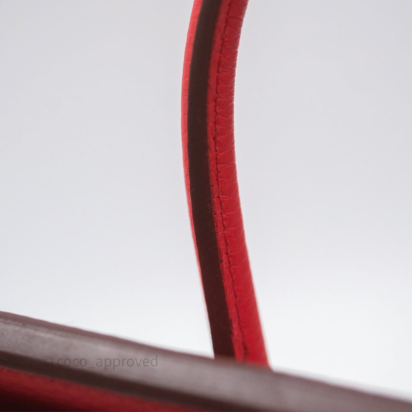 Hermès Birkin 25 Retourne Rouge Tomate S5 Clemence Gold Hardware