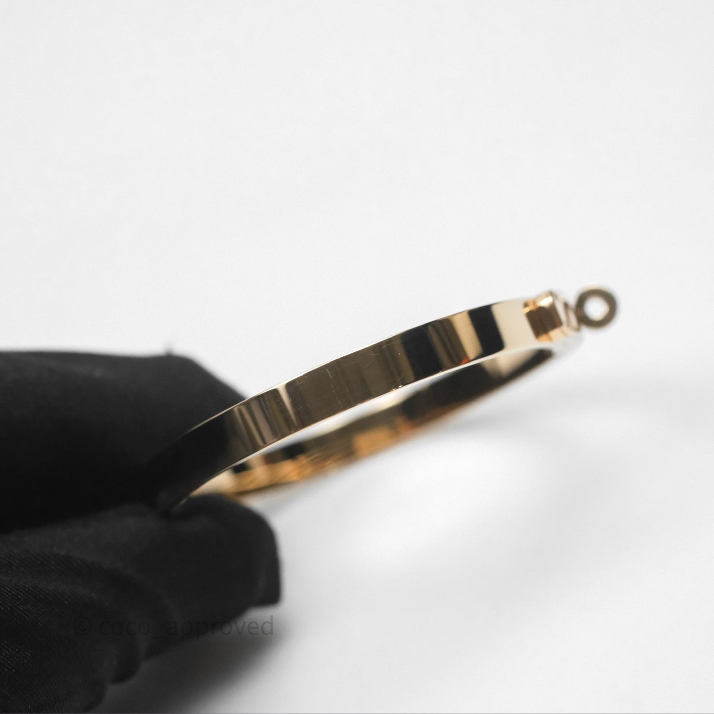 Hermès Kelly Bracelet PM 4 Diamonds Rose Gold