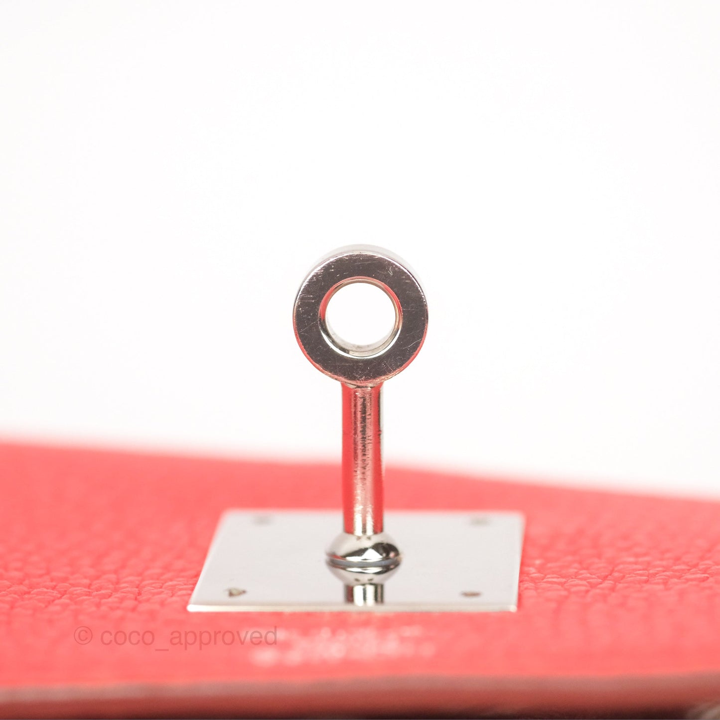 Hermès Kelly 32 Retourne Rose Jaipur Clemence Palladium Hardware