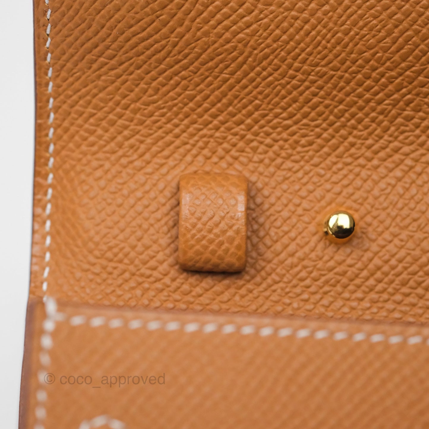 Hermès Kelly To Go Wallet Gold 37 Epsom Gold Hardware
