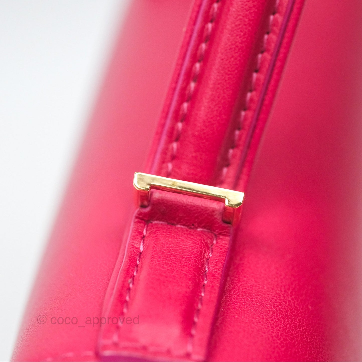 Delvaux Tempête Mini in Silky Calf Framboise