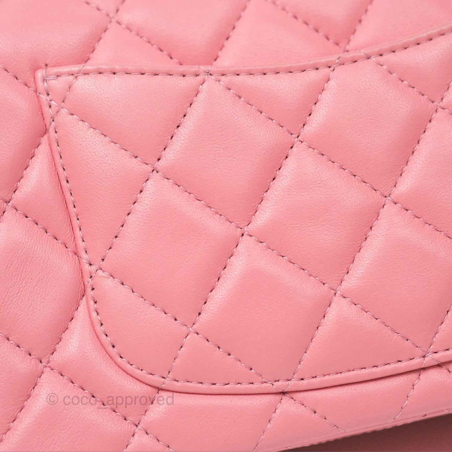 Chanel Quilted Mini Rectangular Pink Lambskin Gold Hardware