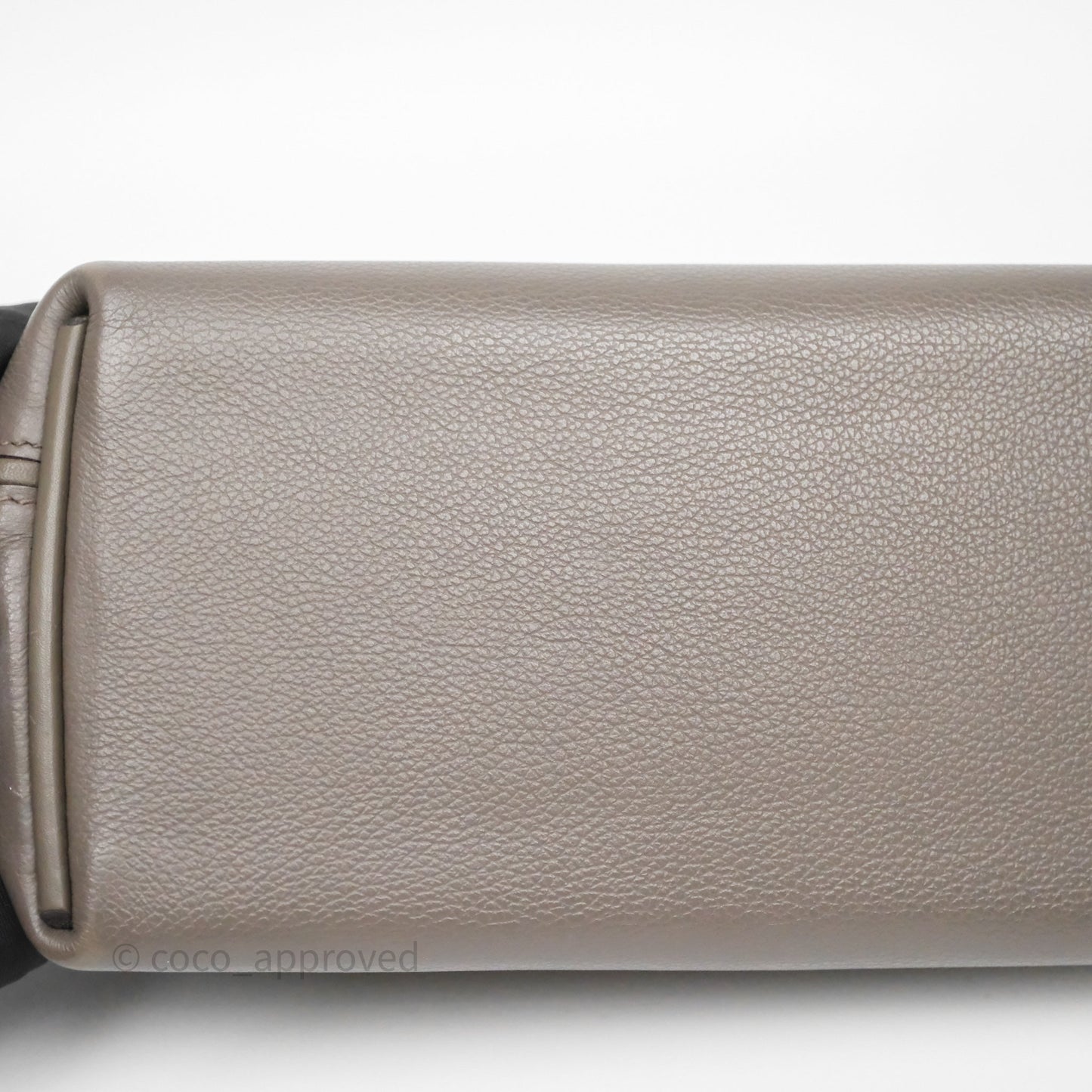 Hermès 24/24 21 Mini Gris Etain 8F Evercolor/ Swift Gold Hardware