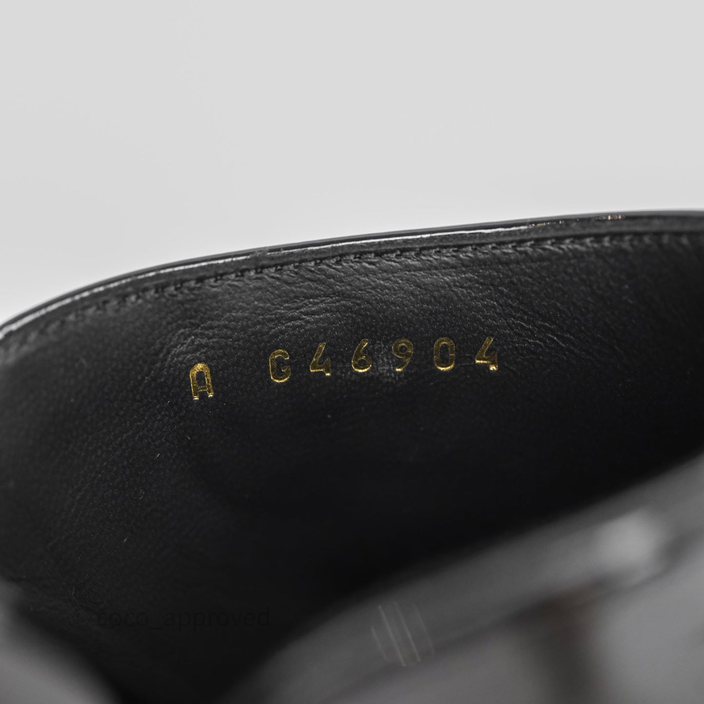 Chanel CC Heels Black Patent Size 36