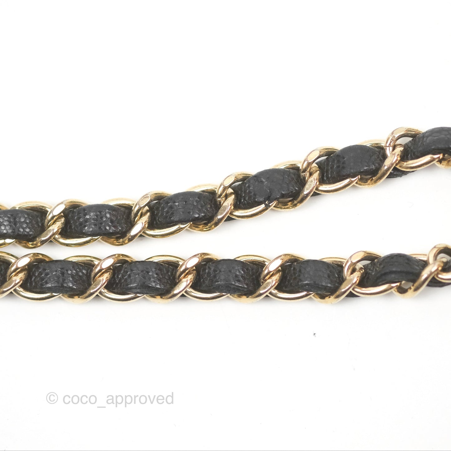 Chanel Quilted Mini Rectangular Black Caviar Gold Hardware 17B