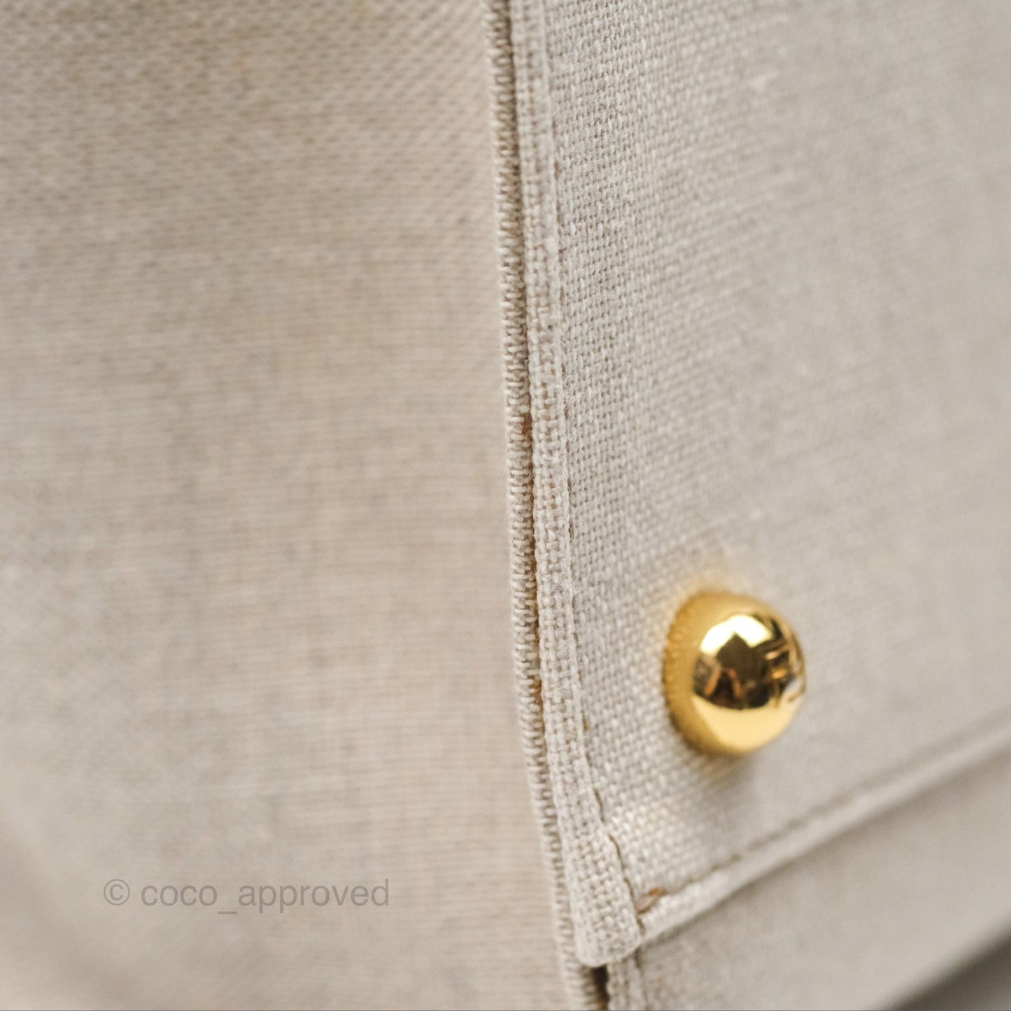 Fendi Sunshine Medium Tote Beige Fabric