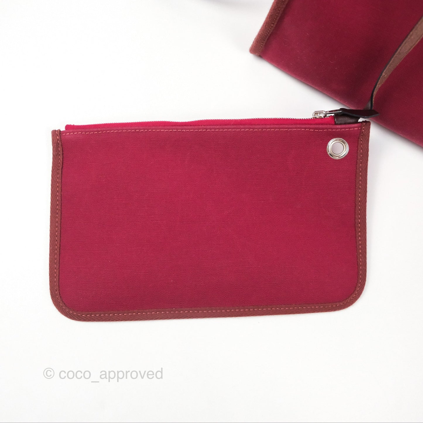 Hermès Herbag Zip 31 Retourne Rose Bubblegum L4/ Rubis B5 Canvas Palladium Hardware