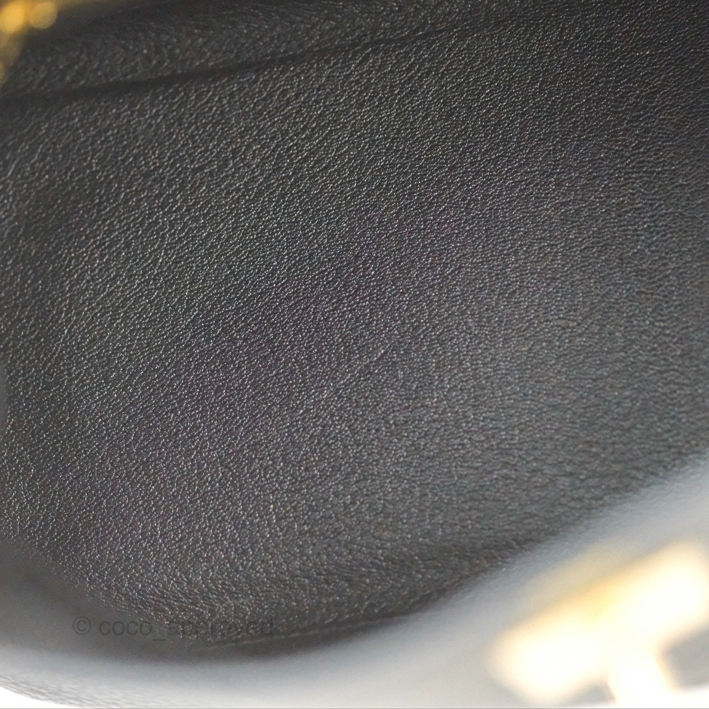 Hermès Retourne Kelly 28 Black Togo Gold Hardware